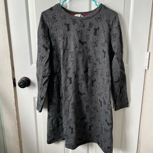 Boden Sweatshirt Dress with Adorable Dog Print!